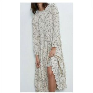 Zara polka dot dress